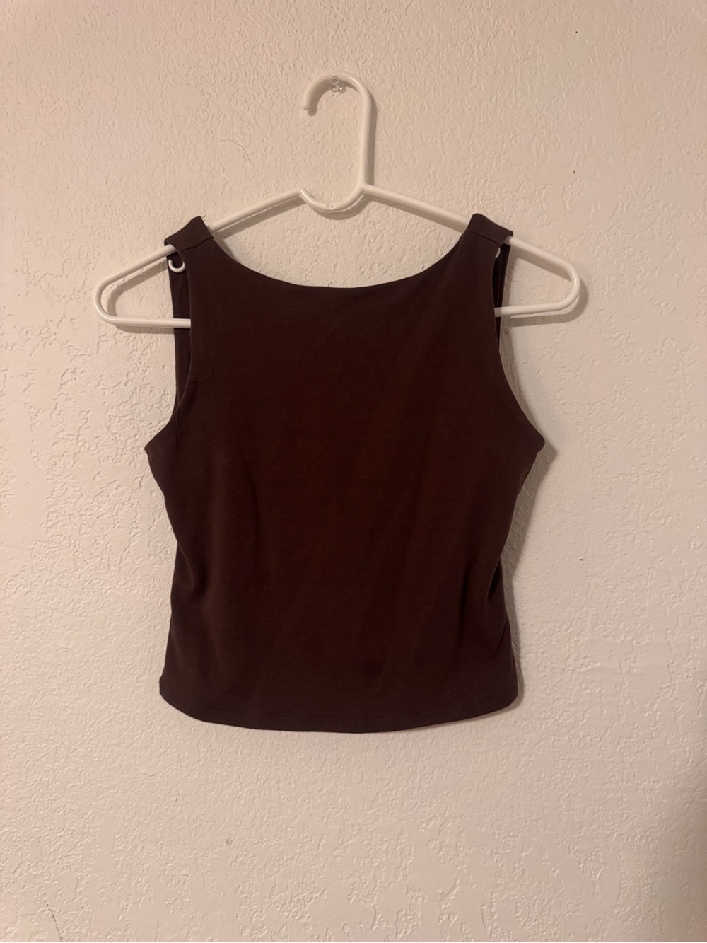Pink Rose Brown Sleeveless Tank Top
